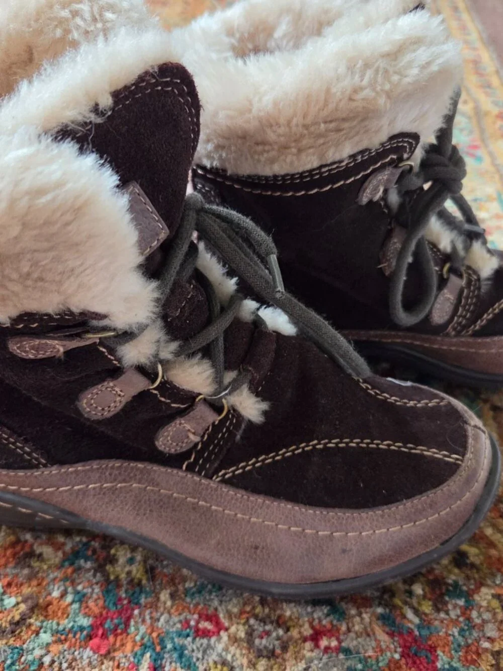 Bear Trap suede lined ankle boots